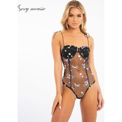 Sexy Mousse lingerie reducing and shaping girdles waist trainer Underwear Lace Waist Deep V Low Breast Sexy Hip Shoulder Strap