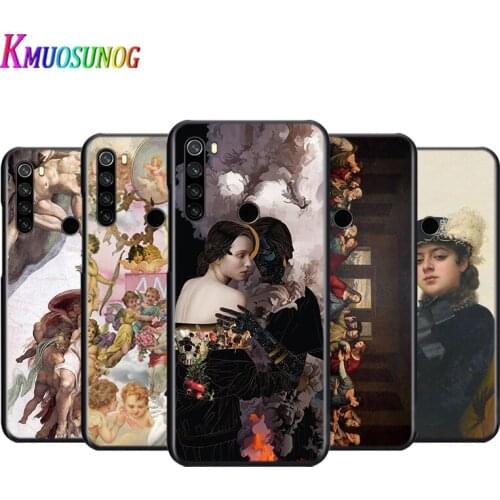 Silicone Cover Vintage famous painting art For Xiaomi Redmi Note 9 9S Pro Max 8T 8 7 6 5 Pro 5A 4X 4 Phone Case Coque