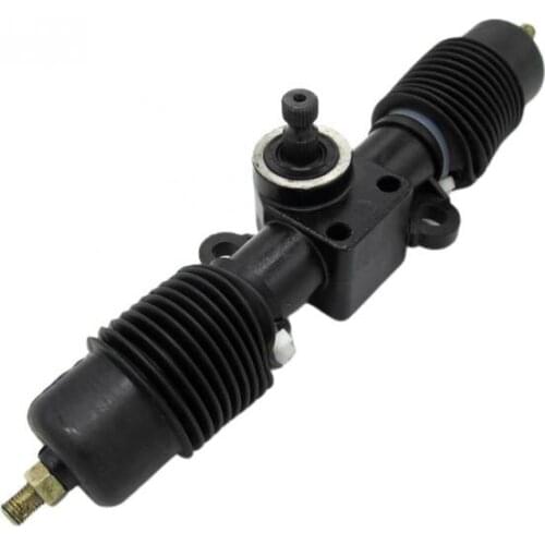 330mm Steering Gear Shaft Rack DIY Pinion Assembly Vehicle Go Kart Professional Metal Durable Sturdy