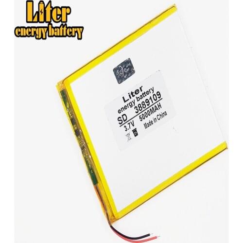 3.7V,5000mAH (polymer lithium ion battery) Li-ion battery for tablet pc 7 inch 8 inch 9inch 3889109 4090110