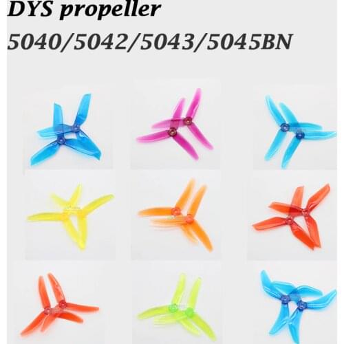4Pairs/8pcs / DYS 5040 5042 5043 5045BN/Three-blade /3 Blades CW/CCW Propeller For RC Quadcopter drone racing for Motor FPV