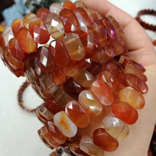 Natural Sardonyx/ red agate stone beads bracelet natural stone bracelet DIY jewelry bracelet for woman for gift wholesale