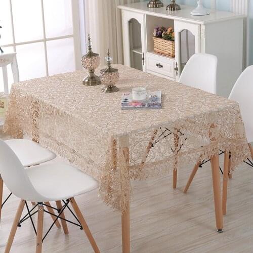 CALISTYLE Lace Tablecloths On The Table