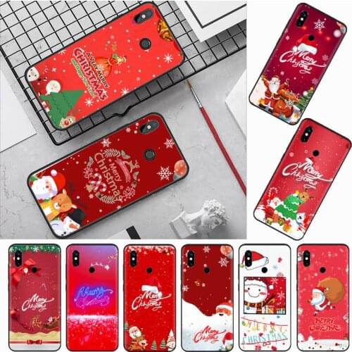 Happy new year Merry Christmas Phone Case For Xiaomi Redmi 7 8 9t a3 9se k20 mi8 max3 lite 9 note 9s 10 pro