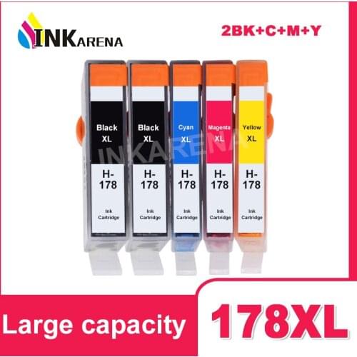 INKARENA 178XL Replacement for HP178 Compatible ink Cartridge Photosmart 6510 7510 5510 5515 B109a B109n B110a 3070a Printer
