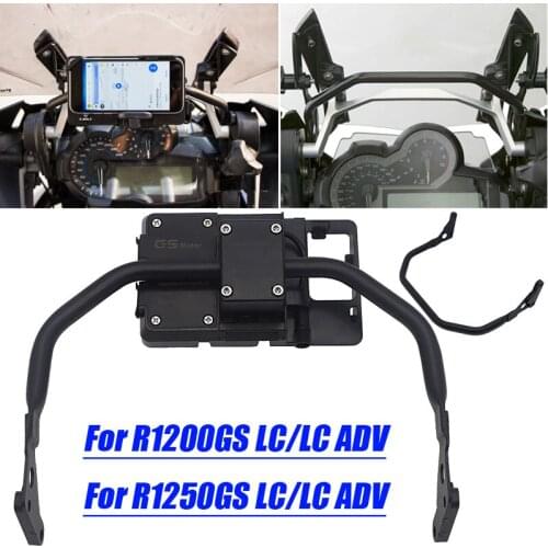 GPS Navigation Bracket 12mm motorcycle accessories USB For BMW R1200GS R 1200 GS R1250GS R 1250 GS LC ADV/Adventure 2013-2020