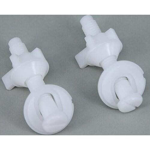 Round type plastic toilet screw fixing toilet seat and cover