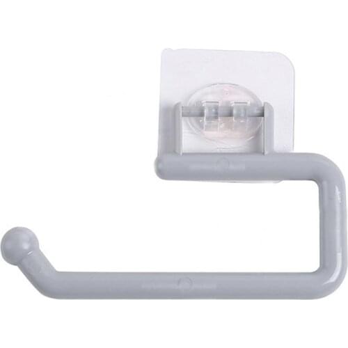 Kitchen Paper Hanger Roll Paper Holder Free Perforated Film Fresh-Keeping Storage Rag Cling Paper Towel Bag Hook L2E1