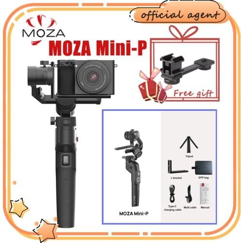 Moza Mini P 3-axis Handheld Gimbal Stabilizer for Smartphones/Action Cameras/Compact Cameras/Gopro/DJI Osmo