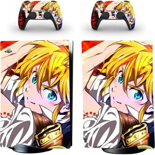 Seven Deadly Sins PS5 Digital Edition Skin Sticker Decal Cover for PlayStation 5 Console and Controllers PS5 Skin Sticker Vinyl