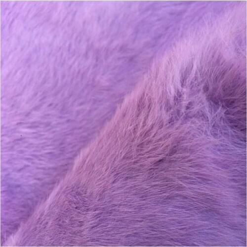 Dyed Violet plate rabbit fur 50CM*110CM piece