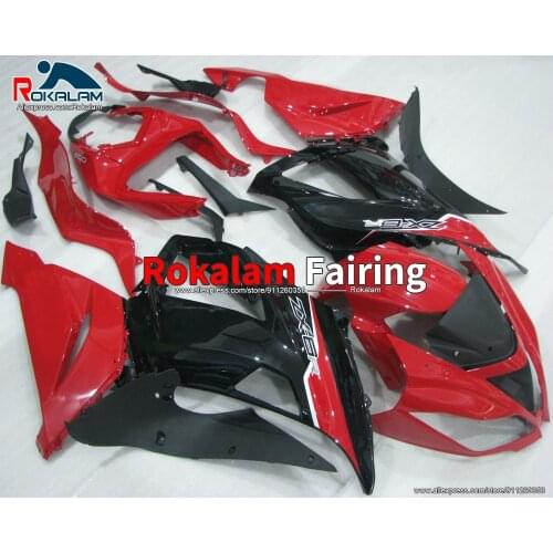 Fairing For Kawasaki Ninja ZX6R 2013 2014 2015 2016 2017 2018 ZX636 13 18 Red Black Motorcycle Body Kit (Injection Molding)