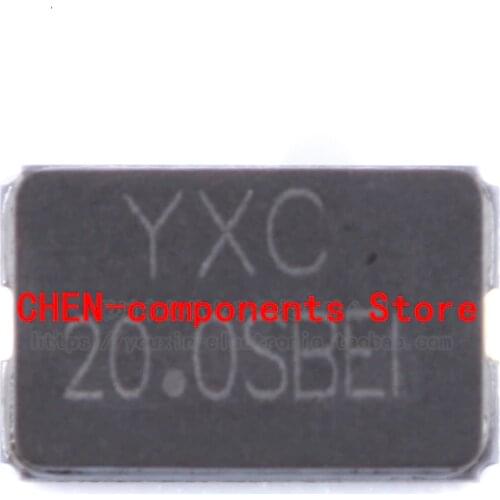 5pcs SMD passive crystal oscillator YSX530GA 20MHz 10PPM 20pF X503220MSB2GI/5032_2P