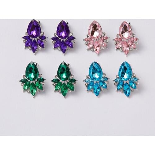 Серьги с камнями Rinhoo China At AliExpress