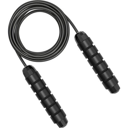 Jump Rope Tangle-Free Rapid Speed Jumping Rope Cable with Ball Bearings Steel Skipping Rope Gym Fitness Home Exercise Slim Body
