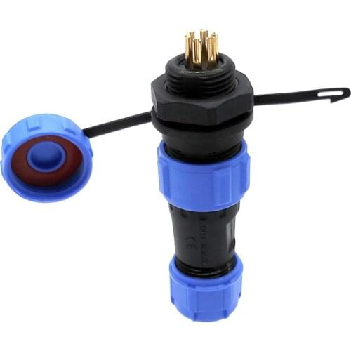SP1310/1312 waterproof aviation connector plug and socket 2 3 4 5 7 9Pin