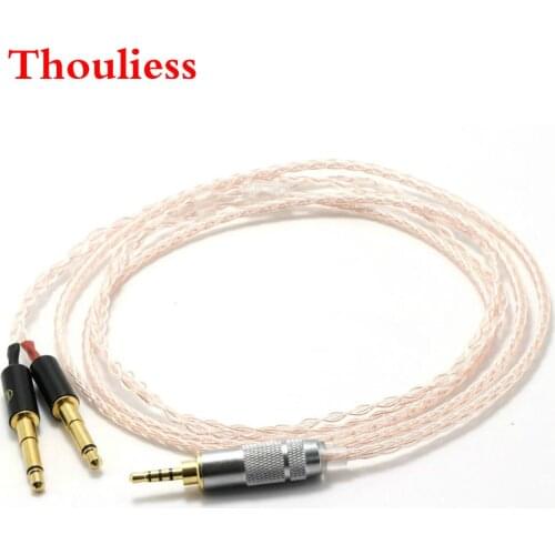 Thouliess 8cores Replacement Headphones Cable Audio Upgrade Cable For Meze 99 Classics/Focal Elear Headphones