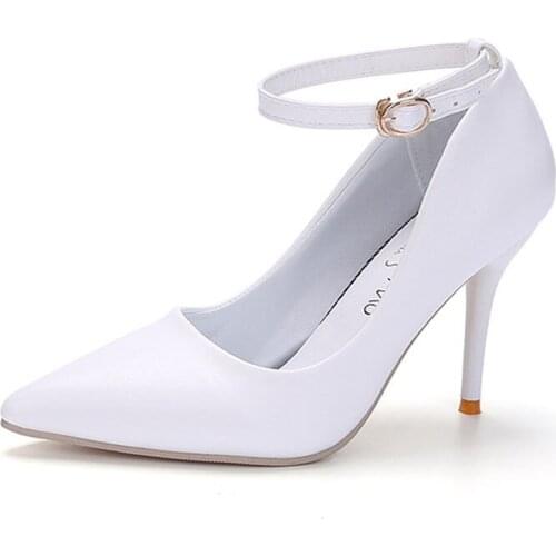 QSR Pumps 2019 autumn womens new fashion trend leadership Sexy heels Night club Light mouth single shoes Fine point