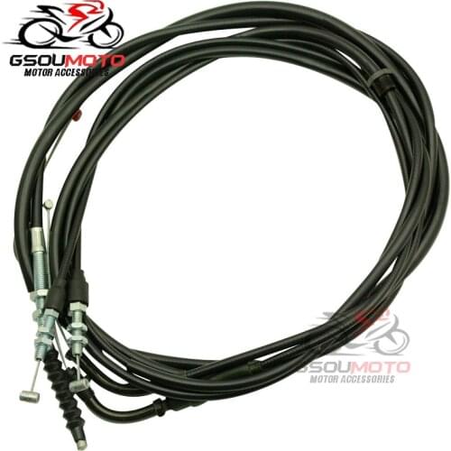 Lengthen Throttle Line Clutch Cable Steel Wire Set For Honda Steed VLX 400/600 VLX400 VLX600 Magna VF250 VF 250 Shadow VT 400