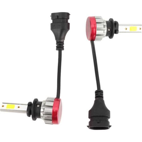 1 Pair of EV19 880/881 Foglight Bulb 30W 3000K 3000LM Yellow Light IP68 Waterproof Front Lamp Parking Lights