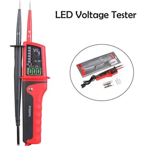 100-690V Electrical Voltage Tester Pens LED Digital Electrical Voltage Two Pole Continuity Circuit Testers