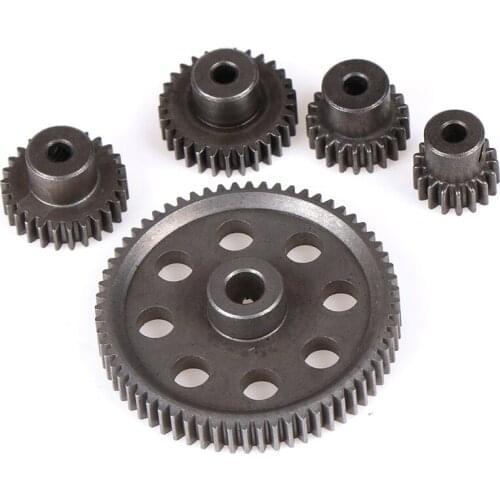 11184 Metal Diff Main Gear 64T 11181 Motor Pinion Gears 21T Truck 1/10 RC Parts HSP BRONTOSAURUS Himoto Amax Redcat Exceed 94111