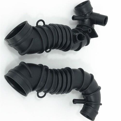 2Pcs For Passat B5 For A4 A6 C5 For Skoda Superb 1.8T Turbocharger Air Filter Guide Pipe Vent Hose Intake Duct 058133356L