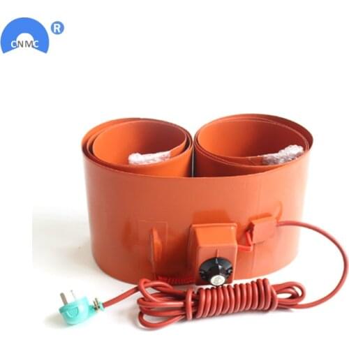 250x1740mm 2000W/3000w 110V/220V Silicone Rubber 200L Drum Heating Belt