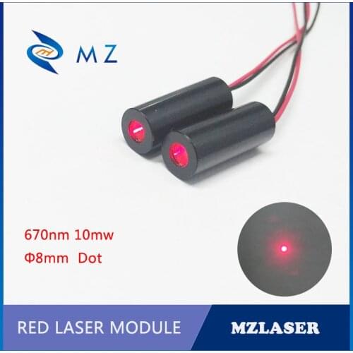 670nm10mw Industrial APC Drives High-Quality dot Laser Red Laser Module