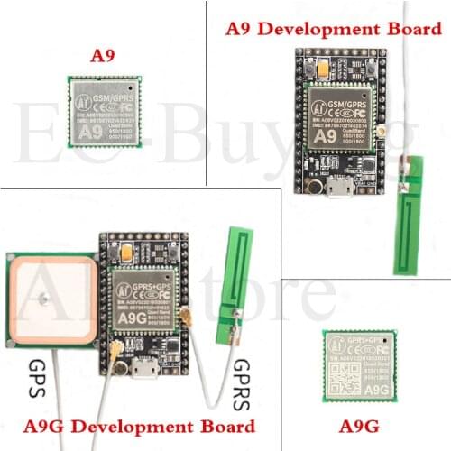 GPRS GPS Module A9 A9G Module A9 A9G Development Board Minimum System Wireless Data Transmission Positioning with Antenna