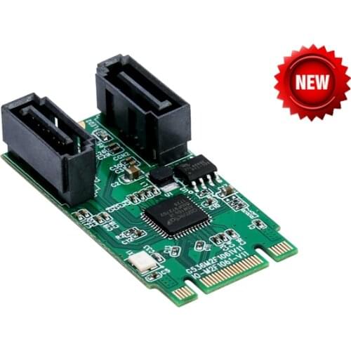 M.2(PCIe) to 2 Port SATA3.0 6G RAID Adapter RAID0 RAID1 win10