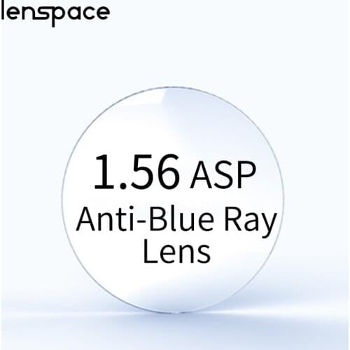 1.56 Anti-Blue Ray Single Vision Aspheric Optical Lenses Prescription Vision Correction Computer Reading Lenses