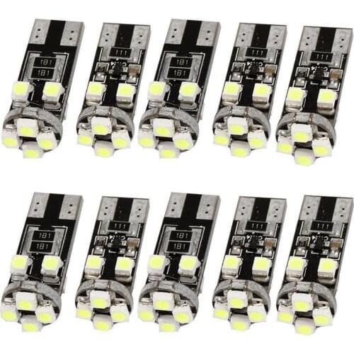 Car Led Width Lamp T10 1210 8 Light Decoding Signal Lamp Position Light Reading Lamp Trunk License Plate Car Accessories