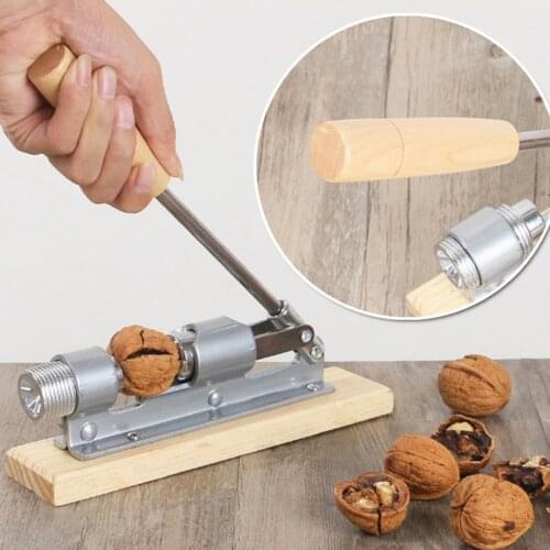 Household Heavy Duty Pecan Filbert Walnut Nutcracker Clamp Plier Sheller Crack Tool Nutcracker Clamp Kitchen Clip Tool