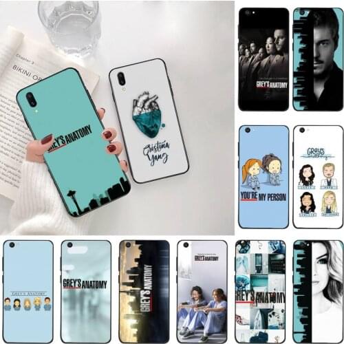 YJZFDYRM Grey Anatomy Shell Phone Case For Vivo Y91c Y17 Y51 Y67 Y55 Y7s Y81S Y19 V17 vivos5