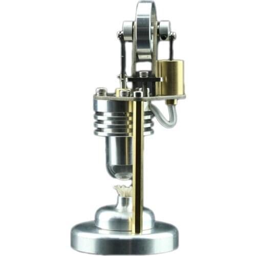 Stirling Dynamic Model of DIY Mini-Engine of Vertical Micro Stirling Engine Learning Entertainment Metal Toys