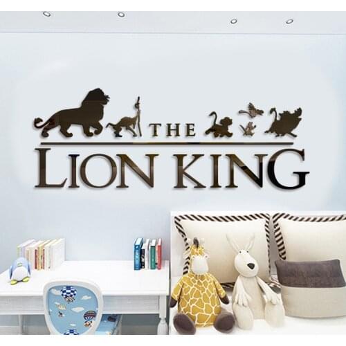 Lion Home Decor Wall Sticker Mural Art Wallpaper Removable Bedroom Living Room Decorations wall decoration
