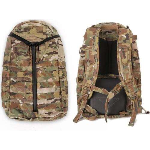 Emersongear Tactical Backpack Y Shape MOLLE Utility Bag Sports Hiking Climbing Assault Backpack Bag FULL OPEN Military Multicam