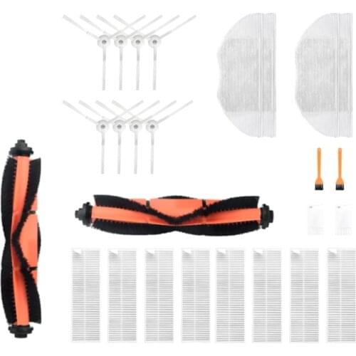 26Pcs for Xiaomi Mijia G1 Main Brush Side Brush Filter for Xiaomi Mijia G1 Robot Vacuum Cleaner Accessories