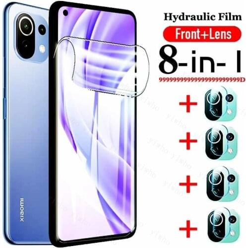 999D Hydrogel Film for Xiaomi MI 11lite Screen Protector Not Glass Xiao Mi 11 Ultra 11i 11x Pro Soft Camera Lens Tempered Glass