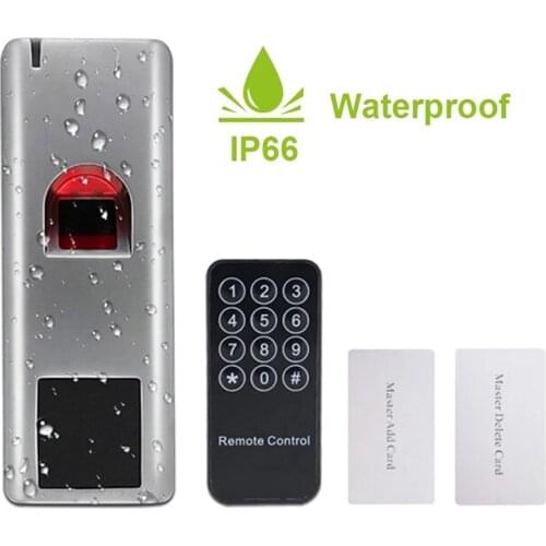 New Arrival MW100 IP65 Waterproof Metal Fingerprint Standalone Access Control With 125KHz Card Reader Fingerprint Reader