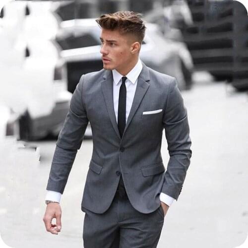 Suit Men Wedding Groom Best Man Custom Made Costume Homme Mariage Luxe Casual Business Slim Fits Social Prom Suits Jacket+Pants