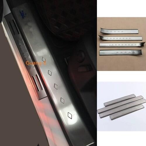 Car Door Cover internal Styling inner trim outside Threshold inside Pedal external For Volkswagen VW Sharan 2016 2017 2018 2019