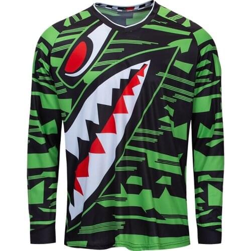 Mesh Lycra Downhill Jersey 2021 Cartoon Mountain Bike Clothing MTB Bicycle Motocross Clothes Off Road Male DH Dress Pro T Shirt