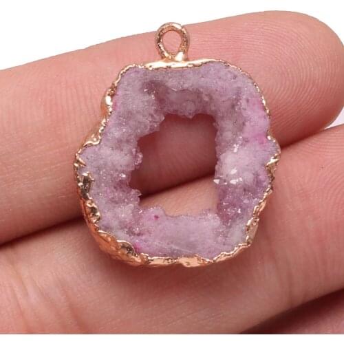 Natural Stone Pendant Irregular Agates For Jewelry Making DIY Necklace Bracelet Anklet Accessory