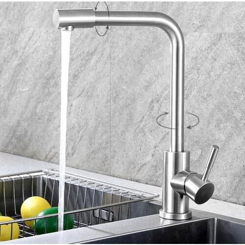 Fashion German technology high quality brass chrome single lever hot and cold pull out sink faucet kitchen tap