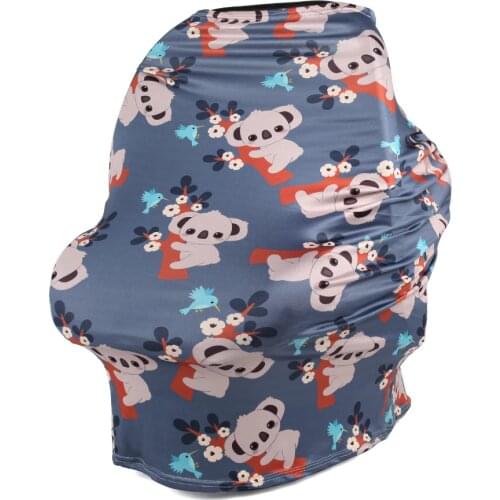 Gloriou Source Cartoon Print Nursing Covers Baby Car Seat Cover Mother Breastfeeding Cover Wholesale
