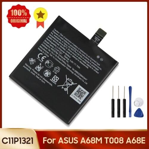 Original Tablet Battery C11P1321 For ASUS A68M T008 A68E PadFone 1820mAh Replacement Battery
