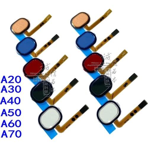 For Samsung A105 A205 A305 A405 A505 A606 A705 A805 Original Fingerprint Identification Cable Home Return Button