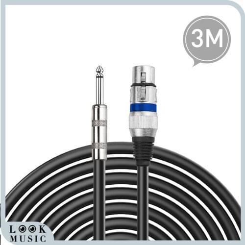 6.35mm Jack to XLR Cable Male to Female Professional Audio Cable for Microphones Speakers Sound Consoles Amplifier